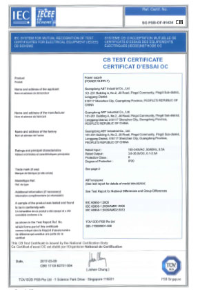 ABT SA certificate
